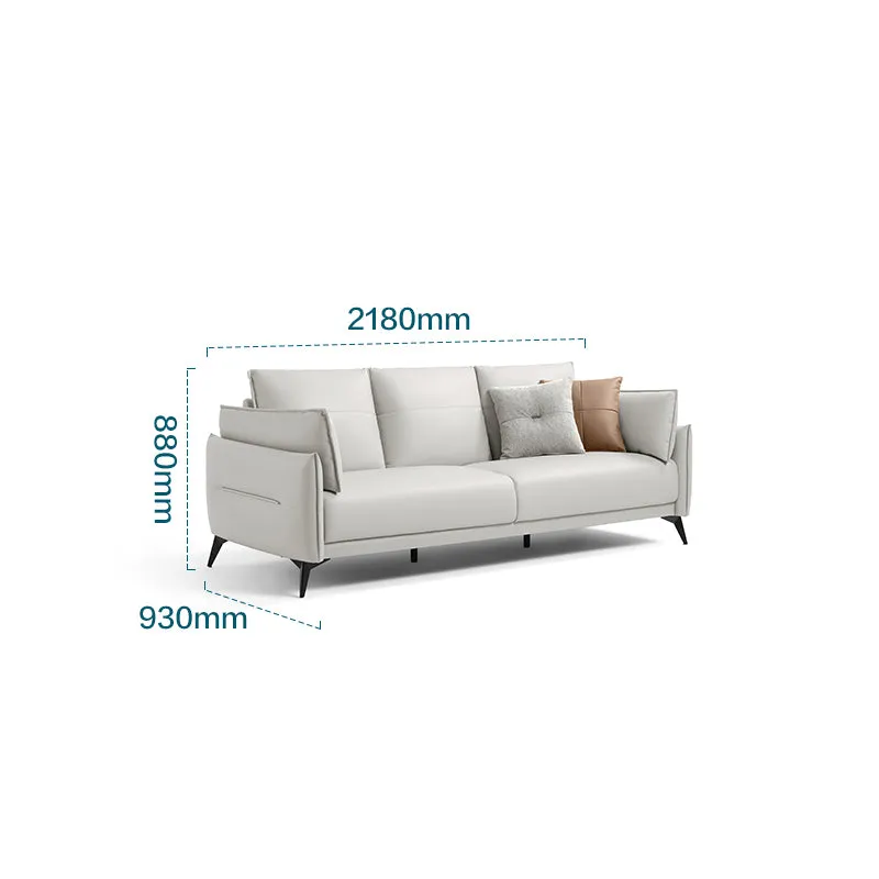 Italian 3-seater Minimalist Style Sofa