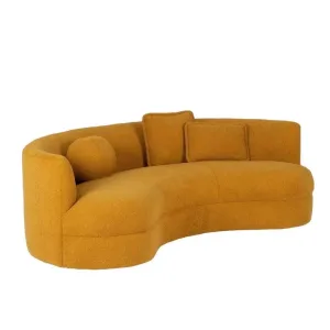 Jenna Performance Boucle Curve Sofa