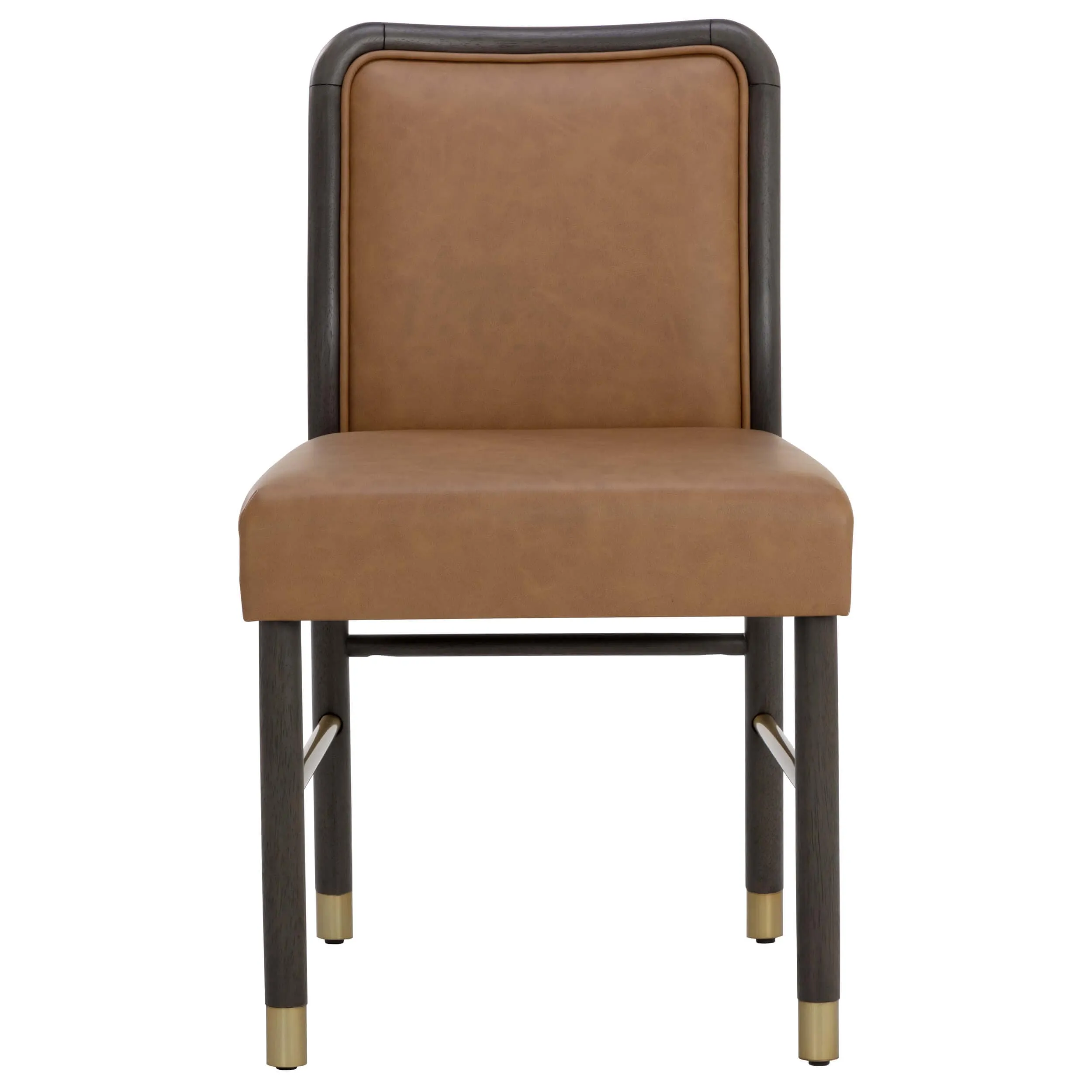 Jeno Dining Chair, Milliken Cognac, Set of 2