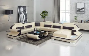 Josia Large Sectional Sofas with Adjustable Headrest