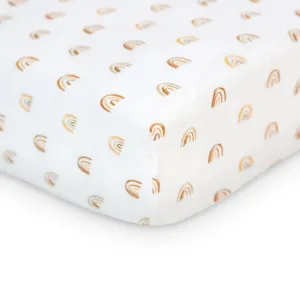 Lulujo Boho Crib Sheet - Rainbow