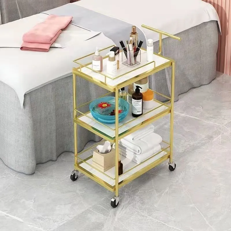 Luxury Beauty Salon Trolley for Kitchen Storage