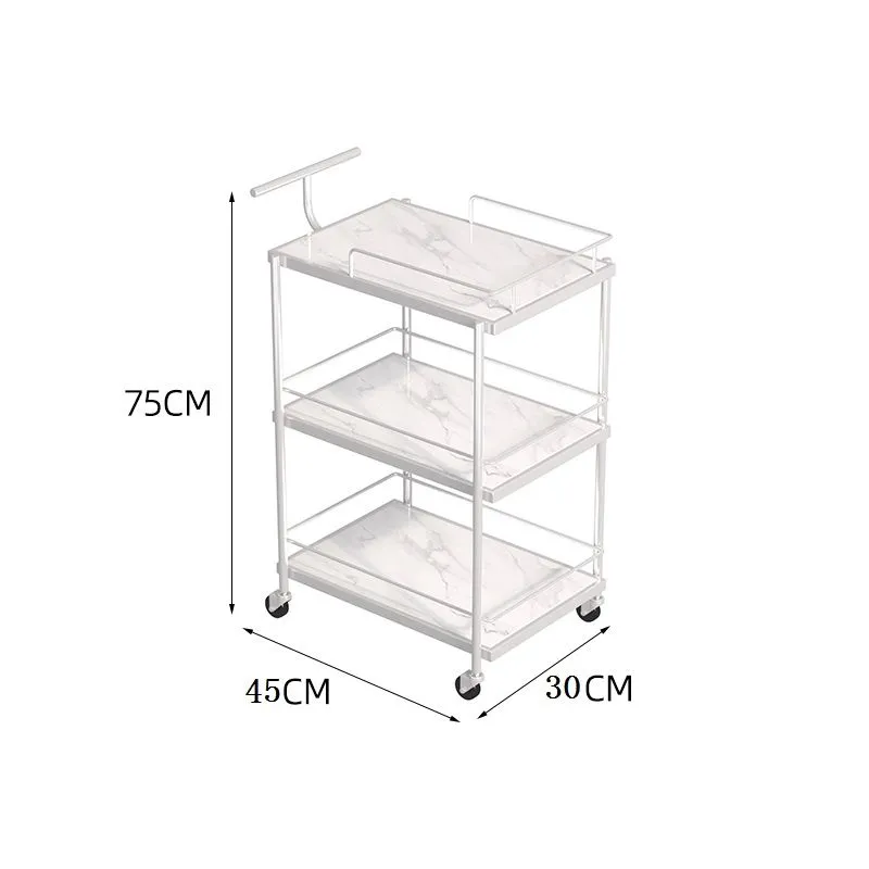 Luxury Beauty Salon Trolley for Kitchen Storage