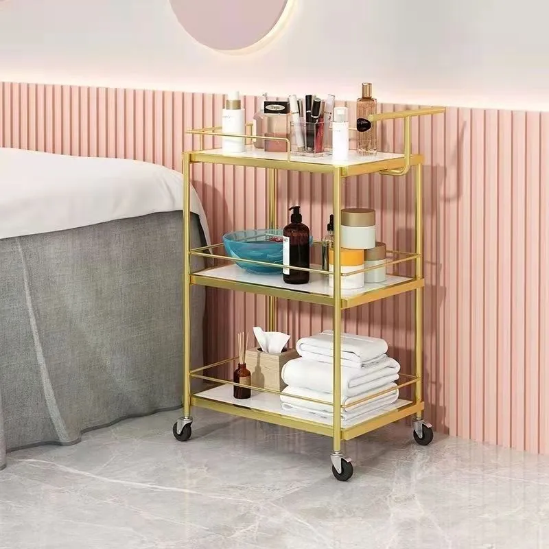 Luxury Beauty Salon Trolley for Kitchen Storage