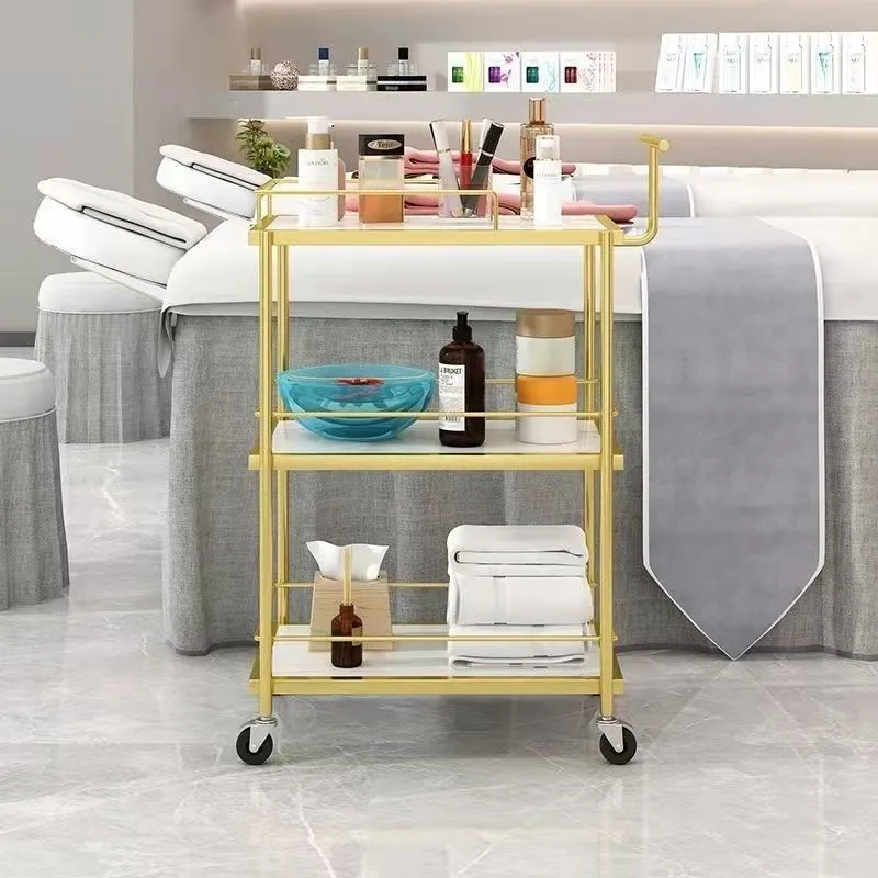 Luxury Beauty Salon Trolley for Kitchen Storage