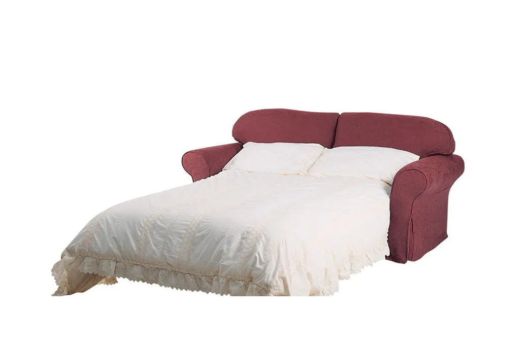 Madrid | Sofa Bed Extra Loose Cover | Kingston Burgundy