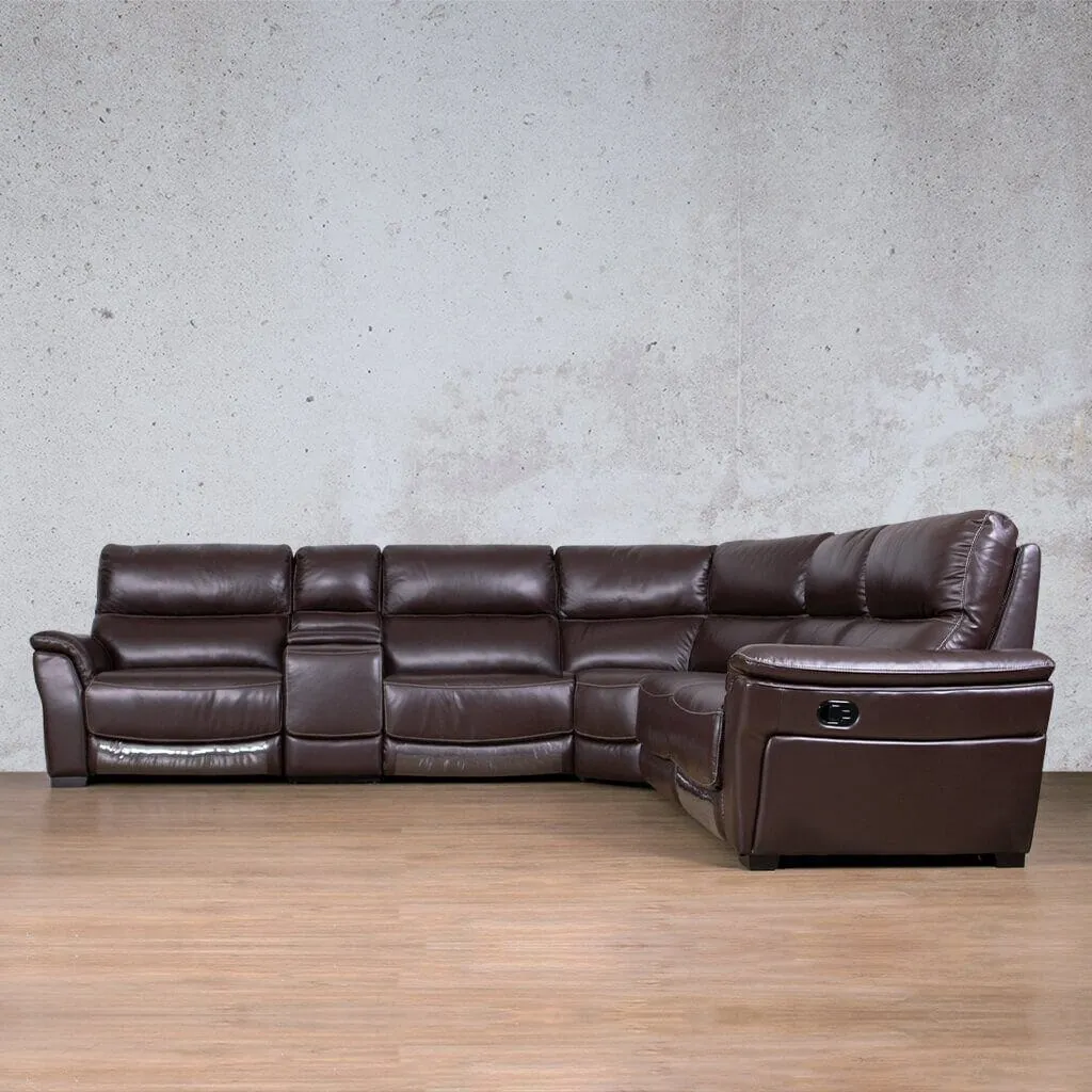 Manhattan Leather Corner Sofa - Available on Special Order Plan Only