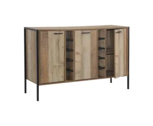 Mascot Wine Cabinet Oak Colour