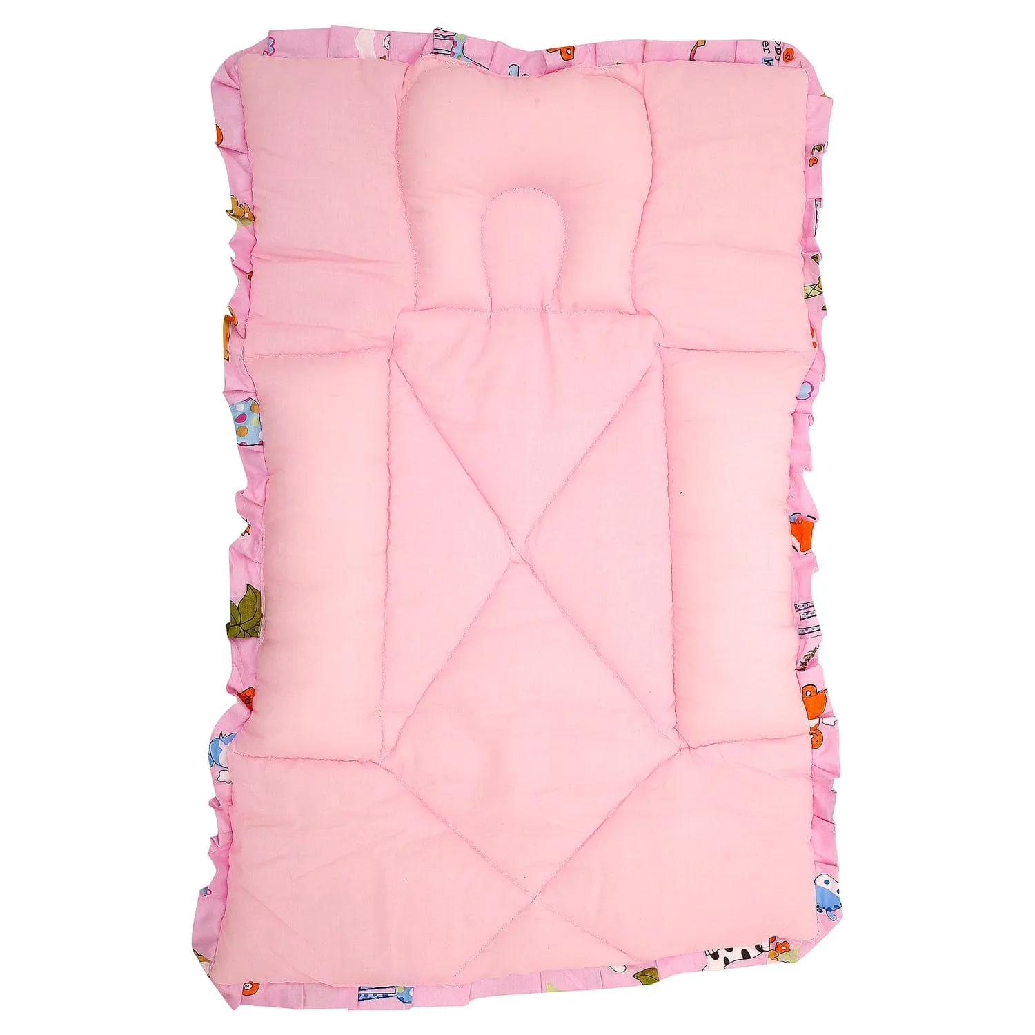 Mattress With Fixed Neck Pillow And Bolsters Savanna Ooh Na Na Pink