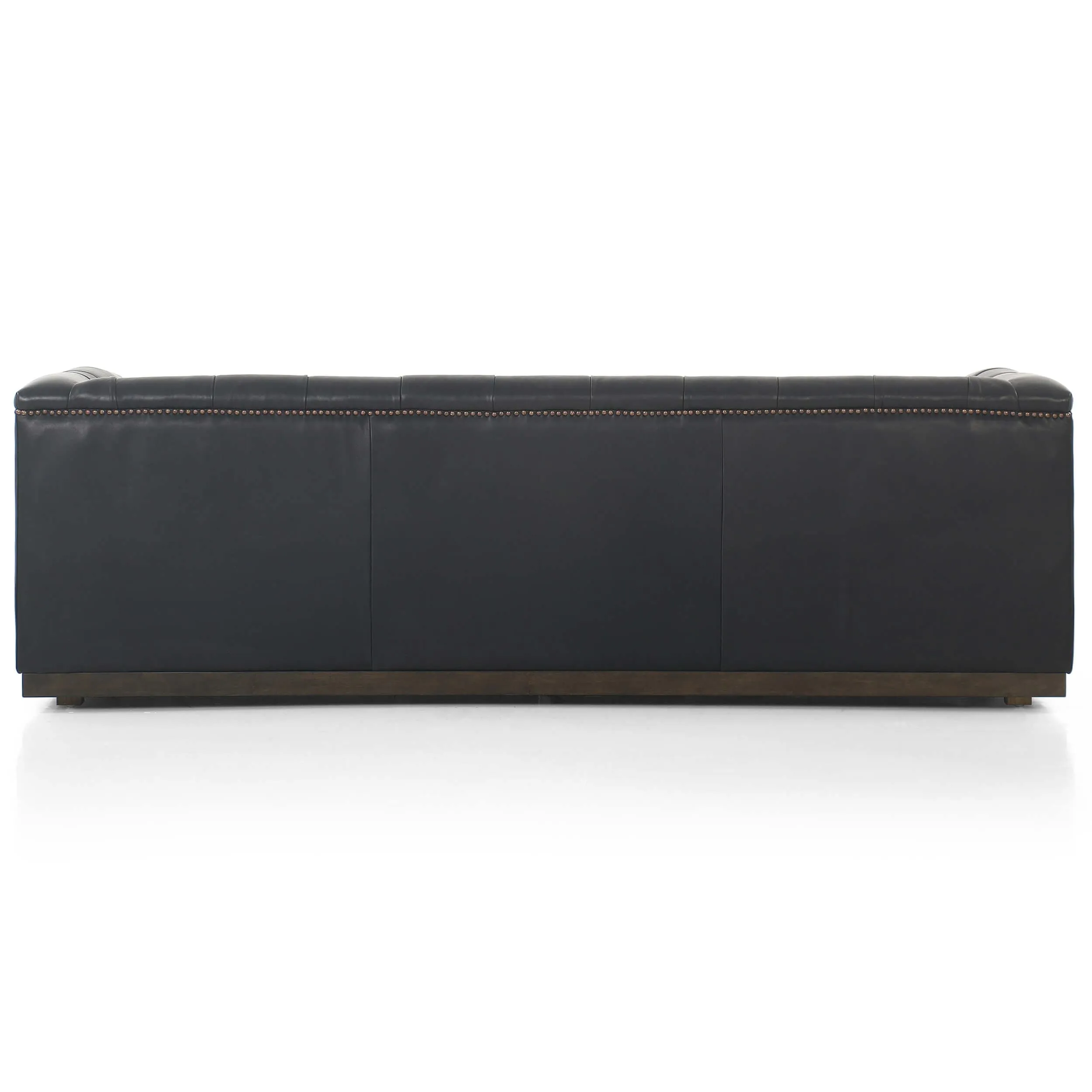 Maxx Leather 86" Sofa, Heirloom Black