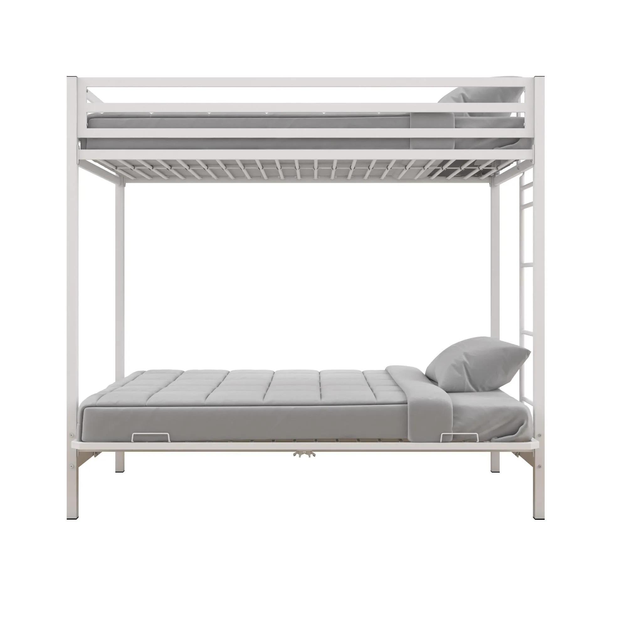 Miles Metal Loft Bed with Futon