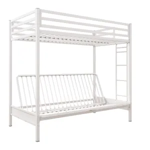 Miles Metal Loft Bed with Futon