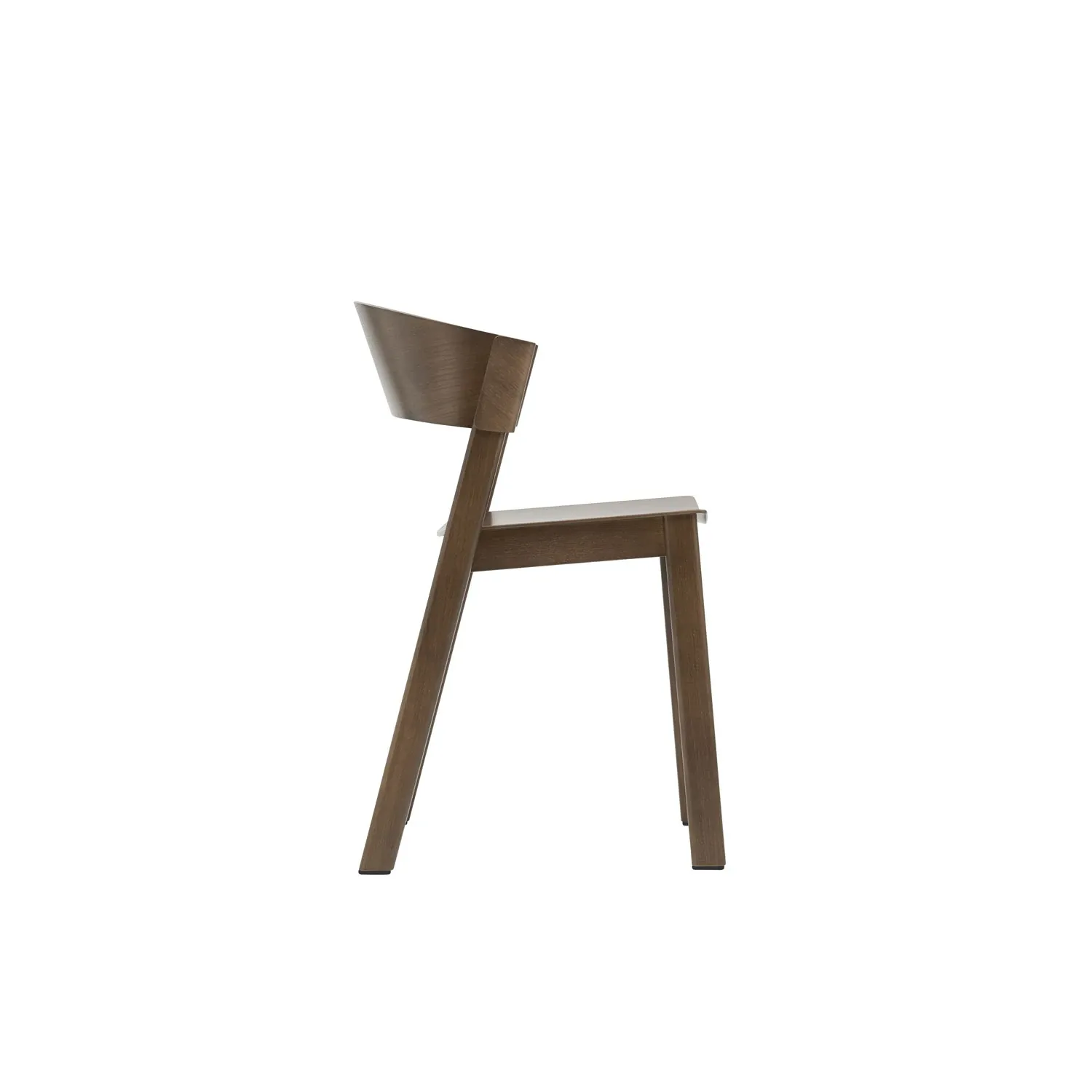 muuto | cover side chair | stained dark brown