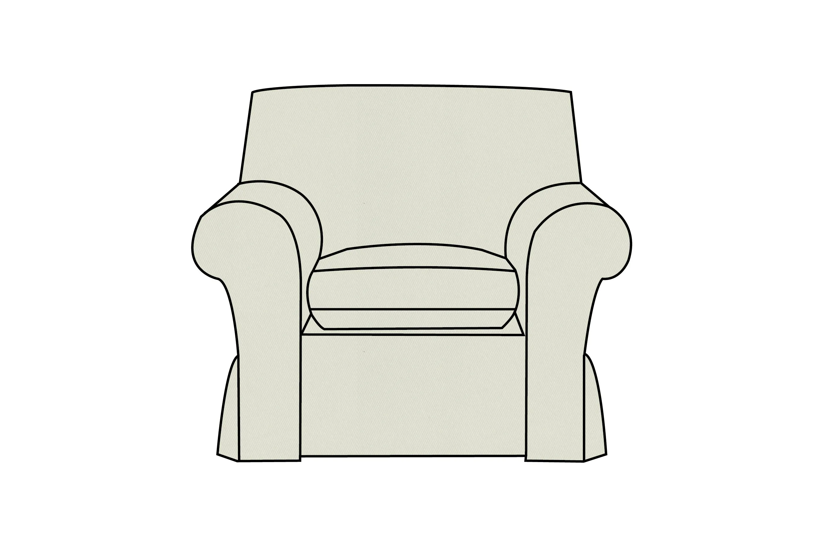 Newport | Armchair Extra Loose Cover | Miami Lichen