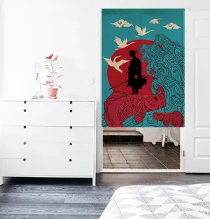 Noren | Curtain | Wall Hanging | Samurai