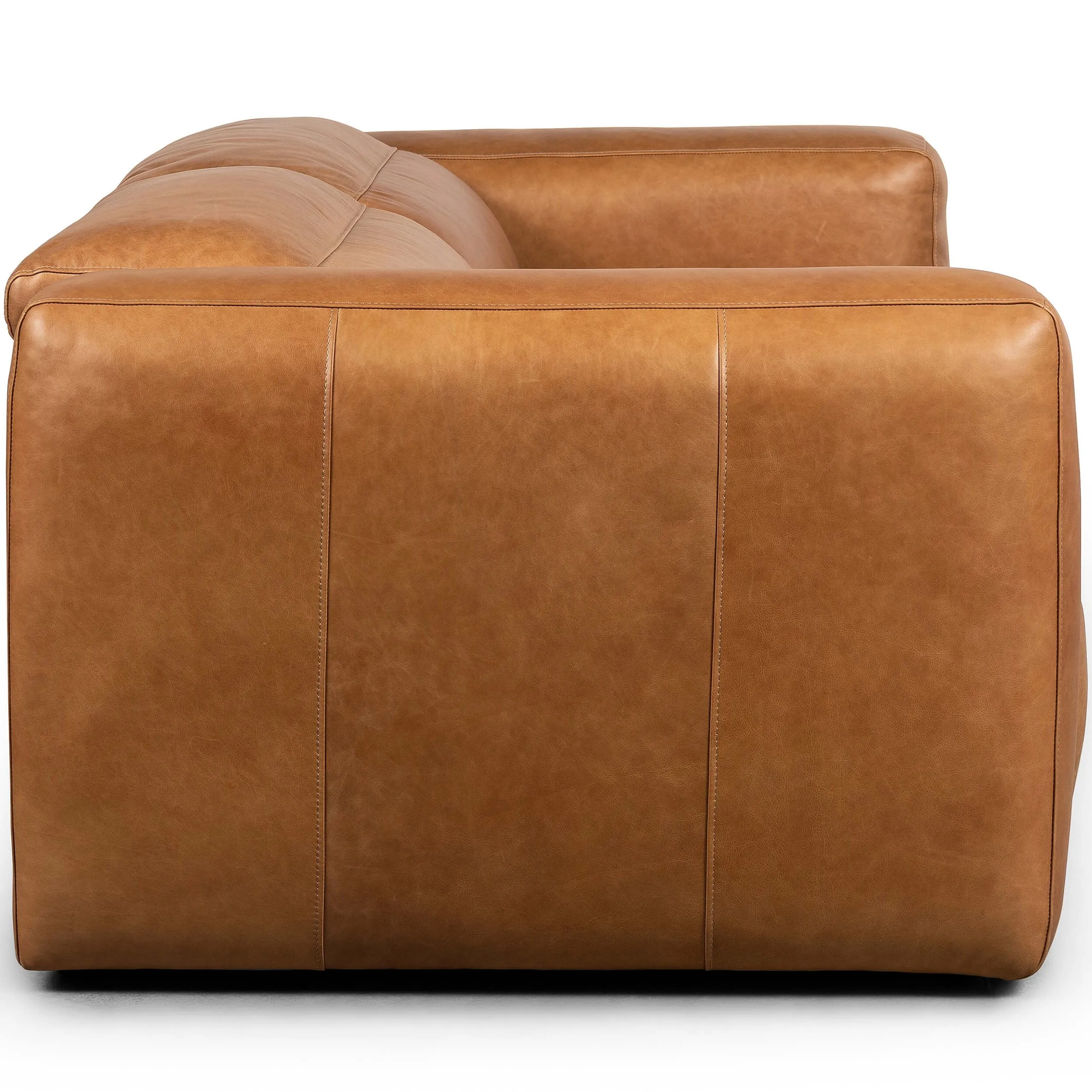 Radley 2 Piece Leather Power Recliner Sofa, Sonoma Butterscotch