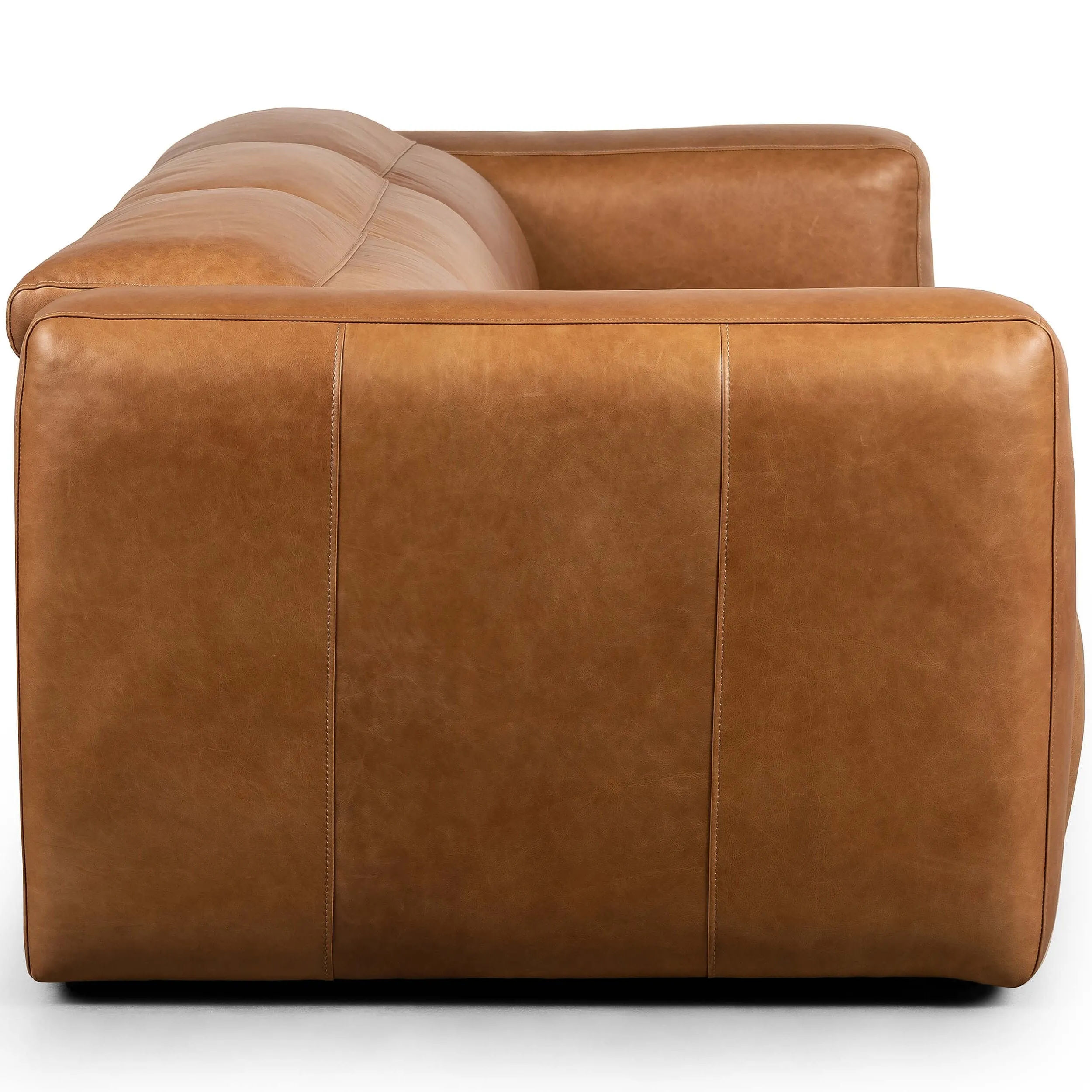 Radley 3 Piece Leather Power Recliner Sofa, Sonoma Butterscotch