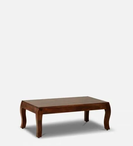 RATANDHARA FURNITURE Solid Sheesham Teak Wood Wooden Centre Table Coffee Table | Rectangle Center Table For Living Room | Rectangular Centre Table For Drawing Room | Coffee Table-End & Sofa Side Tea Table,Centre Table (Walnut Finish)