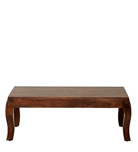 RATANDHARA FURNITURE Solid Sheesham Teak Wood Wooden Centre Table Coffee Table | Rectangle Center Table For Living Room | Rectangular Centre Table For Drawing Room | Coffee Table-End & Sofa Side Tea Table,Centre Table (Walnut Finish)