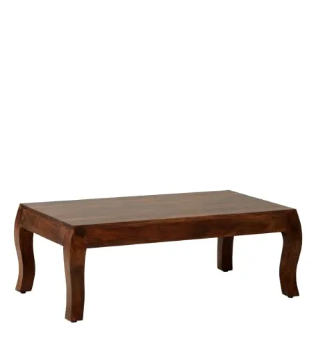 RATANDHARA FURNITURE Solid Sheesham Teak Wood Wooden Centre Table Coffee Table | Rectangle Center Table For Living Room | Rectangular Centre Table For Drawing Room | Coffee Table-End & Sofa Side Tea Table,Centre Table (Walnut Finish)