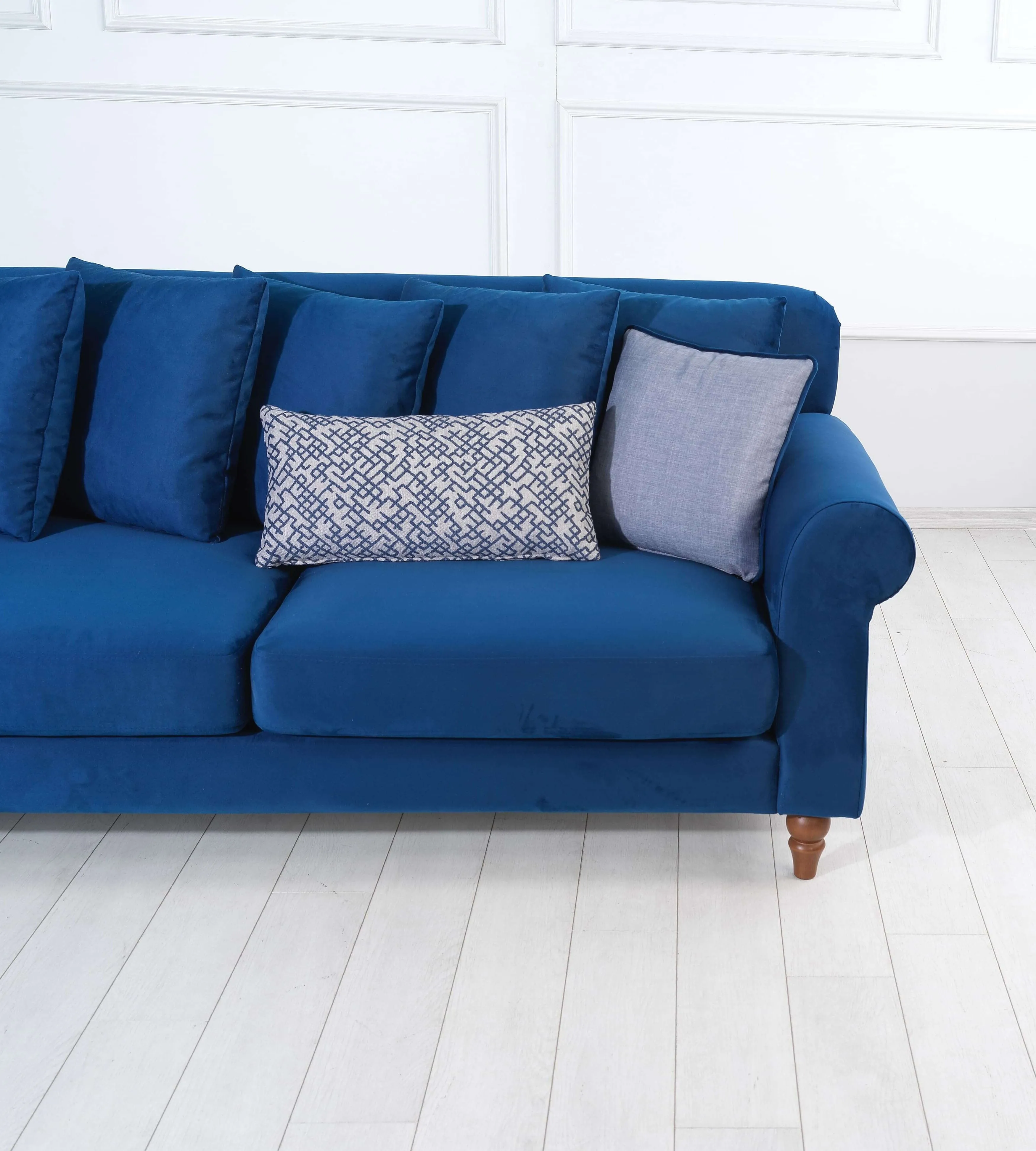 Rubeza Paula Chaise/2 Seater - Indigo Blue