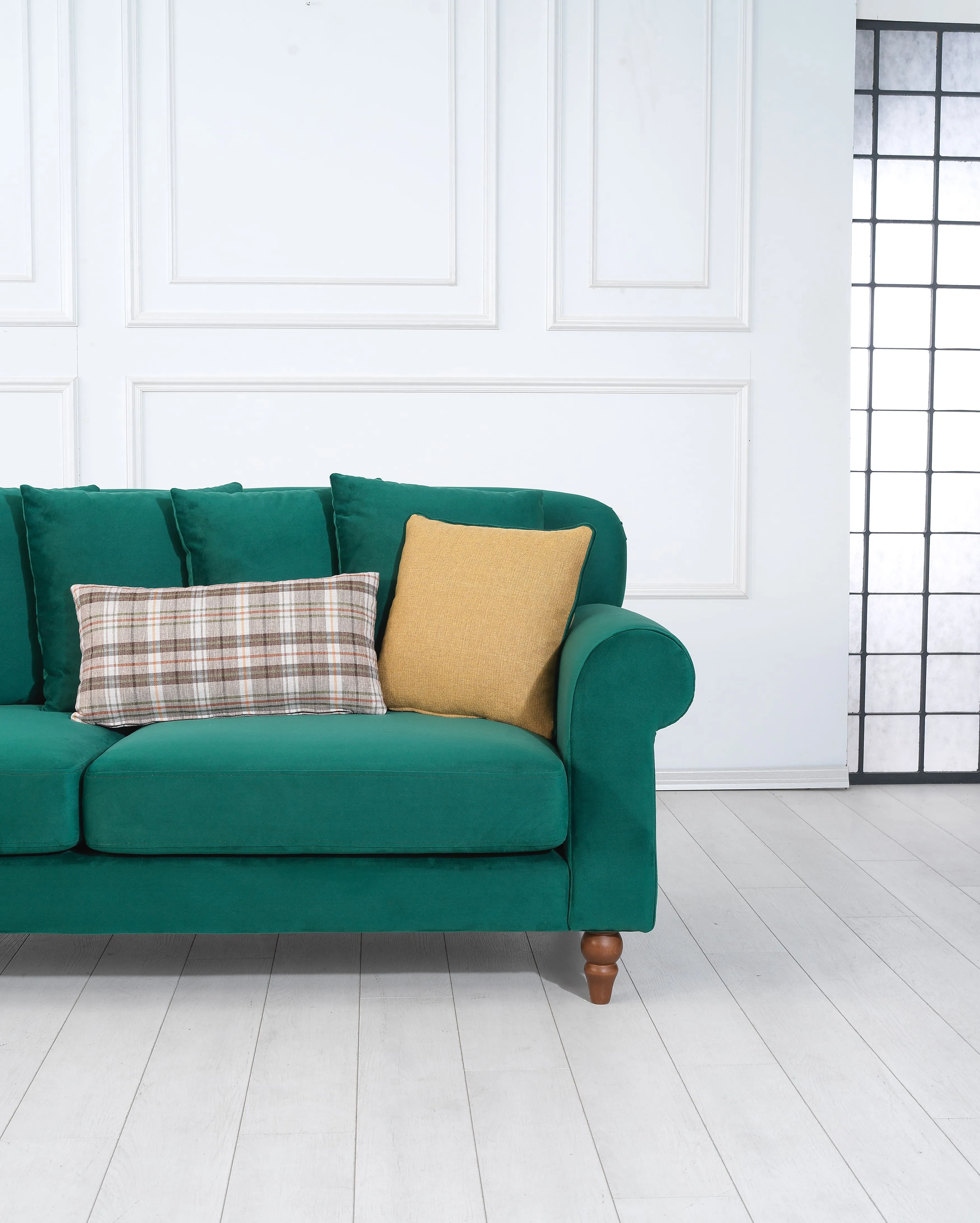 Rubeza Paula Chaise/2 Seater - Super Emerald Green