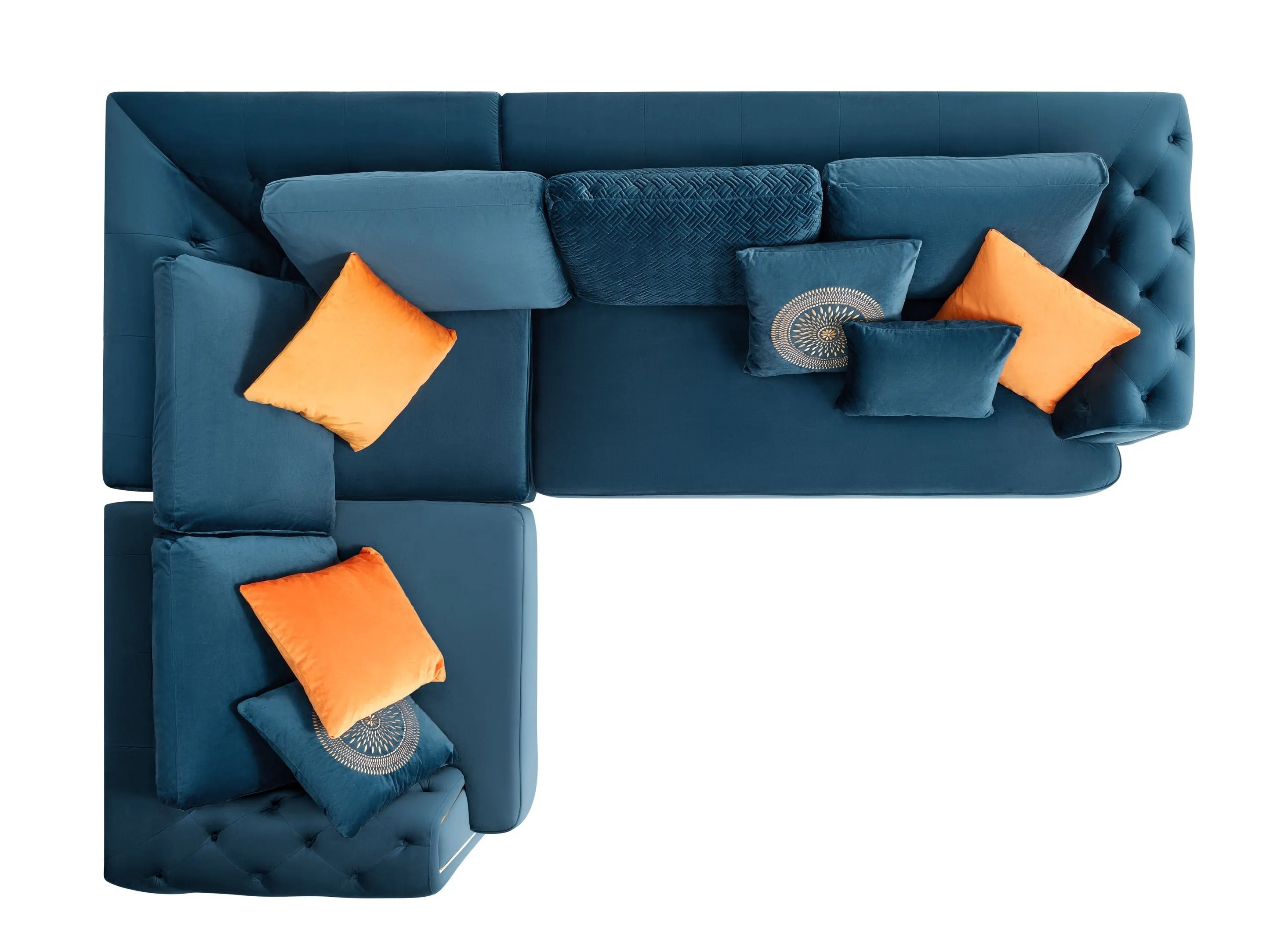 Rubeza Sofia  1 Seater/Corner/2 Seater - Dark Blue