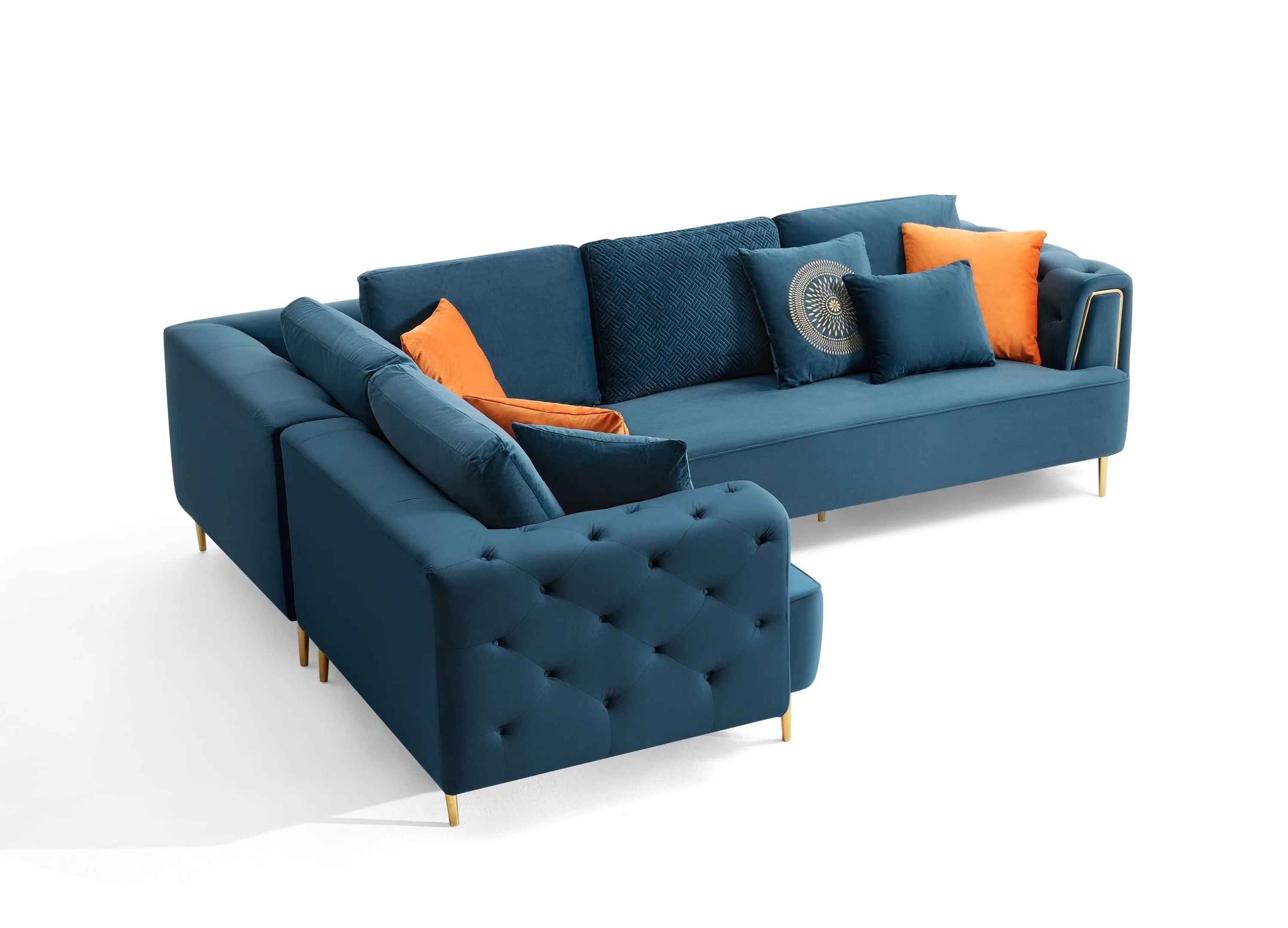 Rubeza Sofia  1 Seater/Corner/2 Seater - Dark Blue