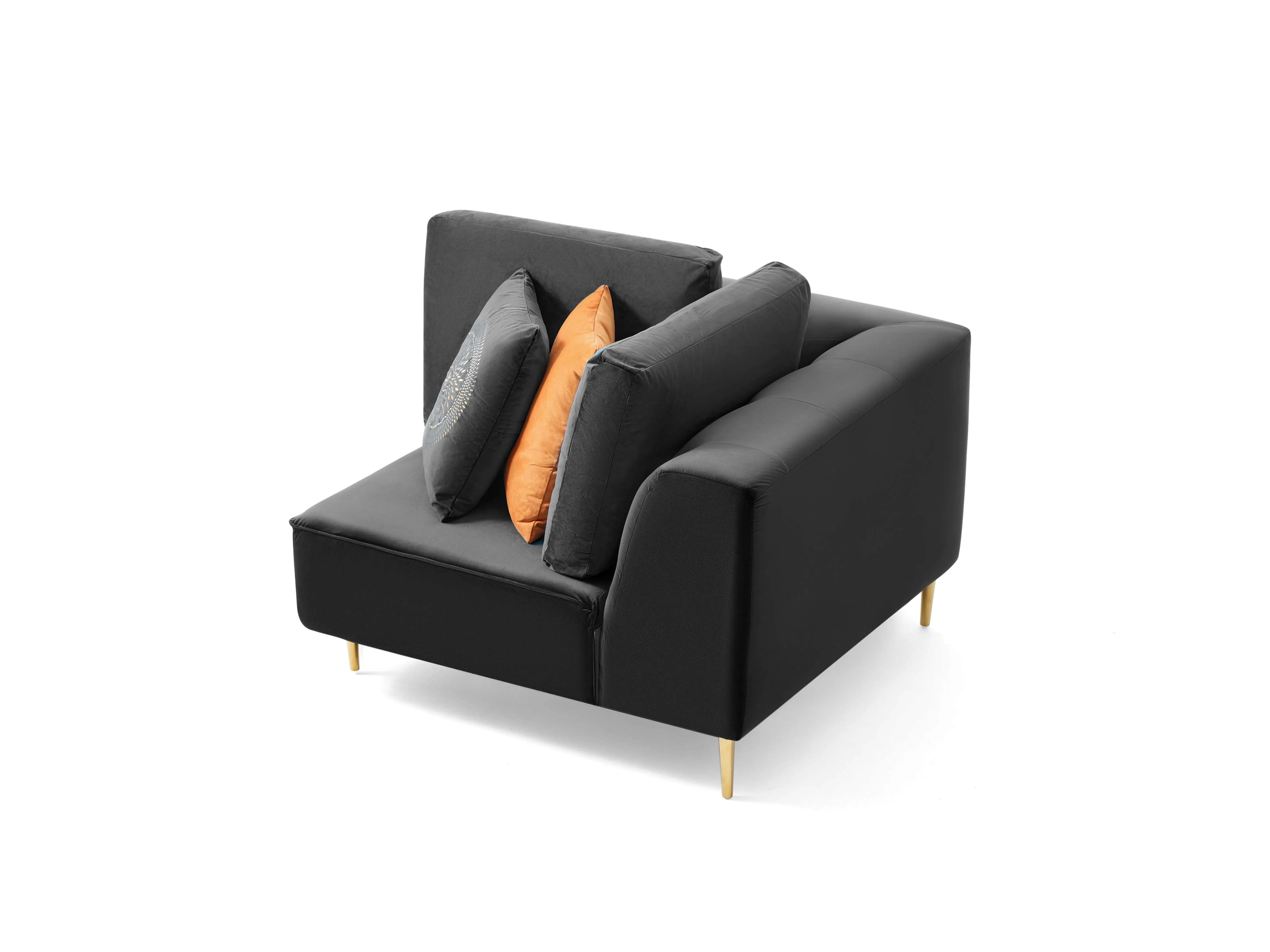 Rubeza Sofia 2 Seater/Corner/2 Seater - Black