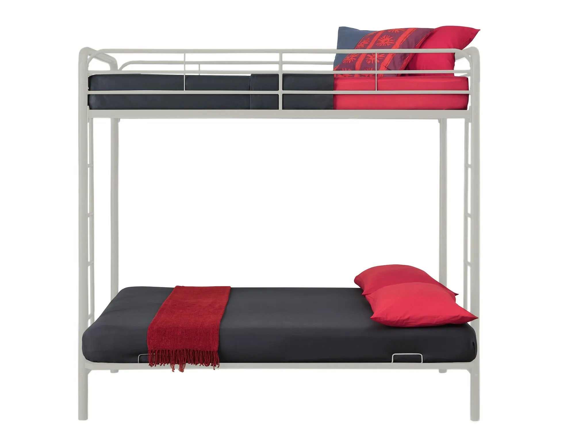 Sammie Metal Loft Bed with Futon