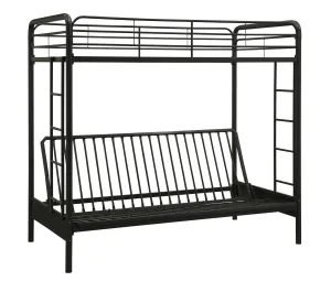 Sammie Metal Loft Bed with Futon