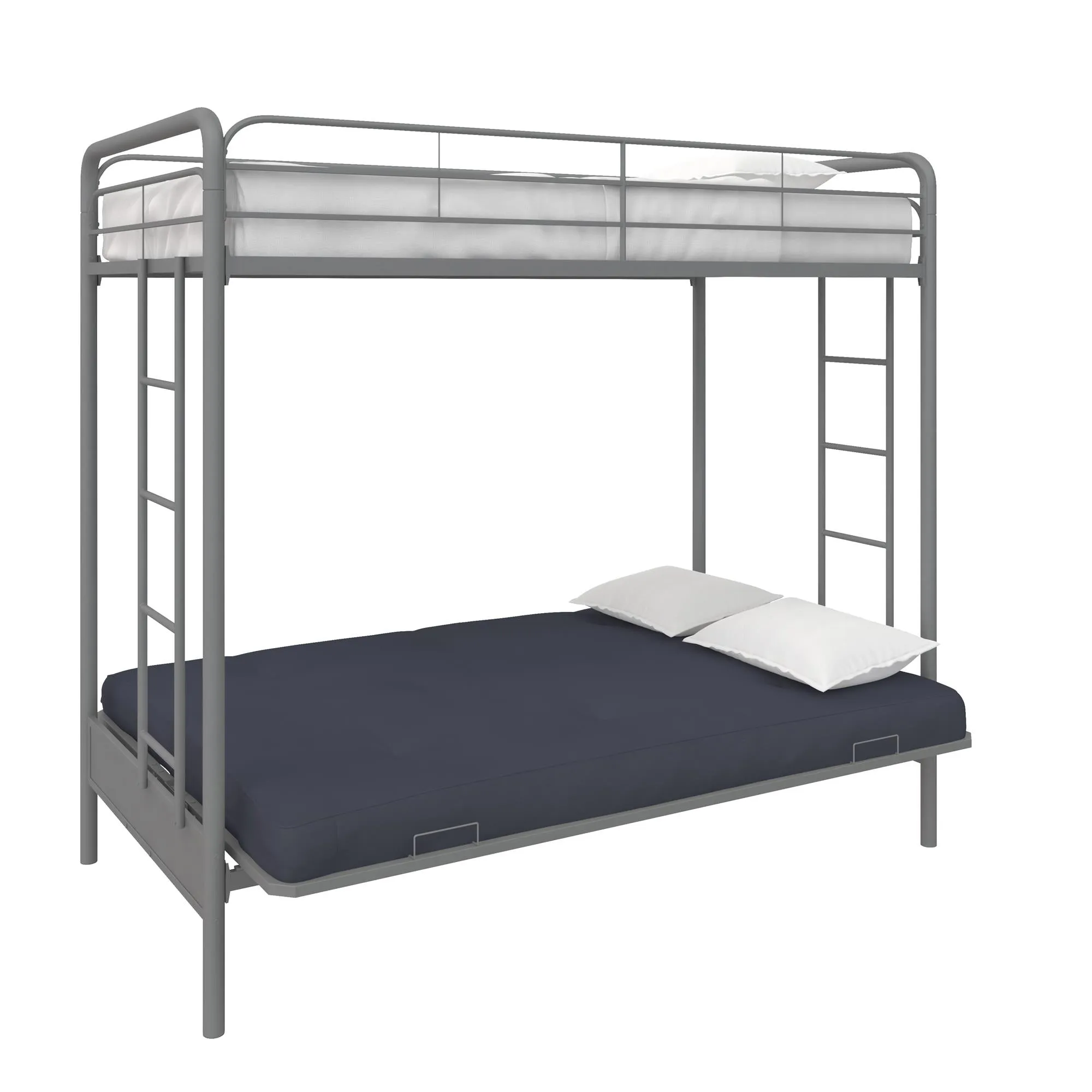 Sammie Metal Loft Bed with Futon