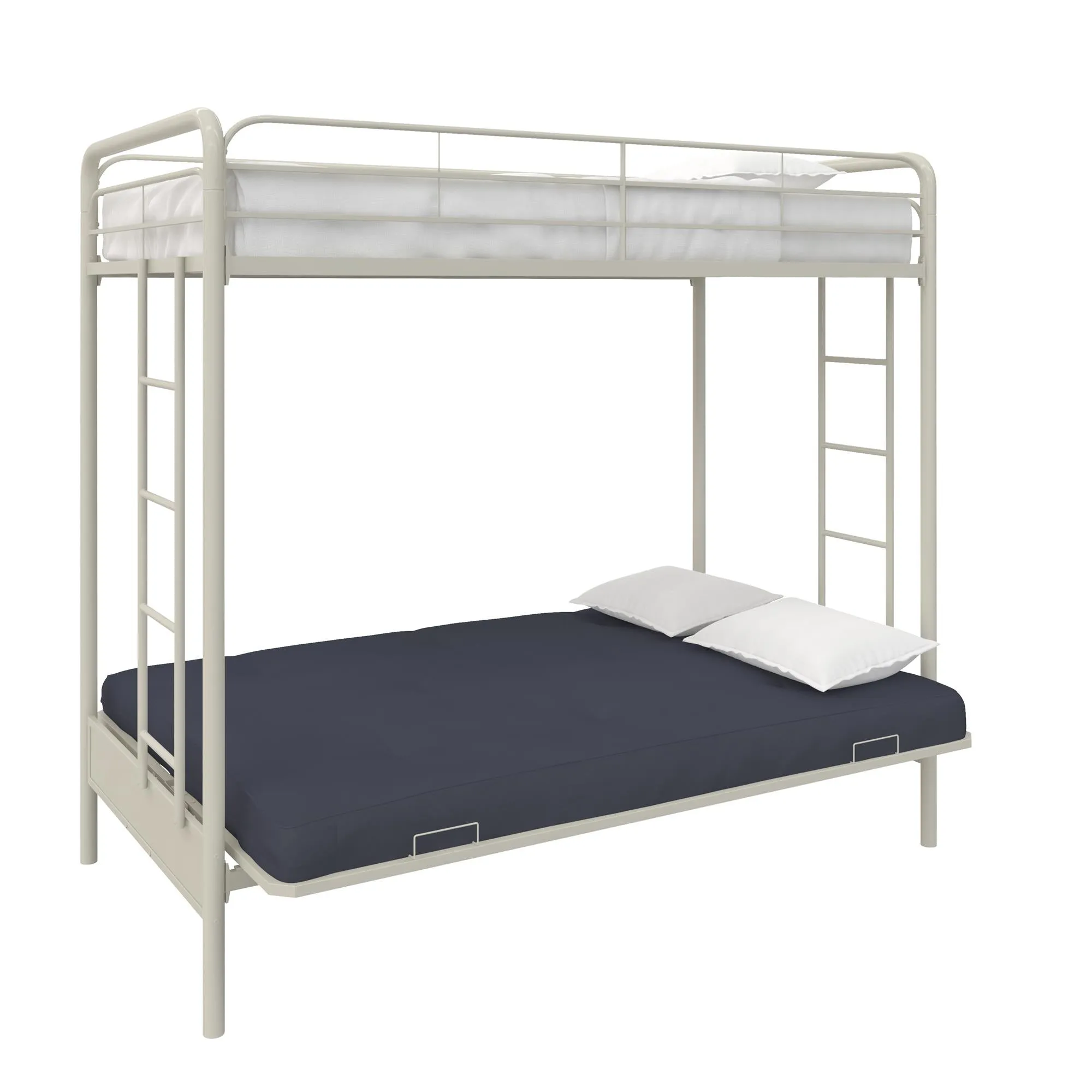 Sammie Metal Loft Bed with Futon