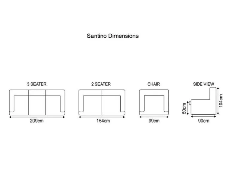 Santino 3RR 2RR Powered Sofas - Sandstone