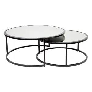 Serene Nesting Coffee Tables - Black