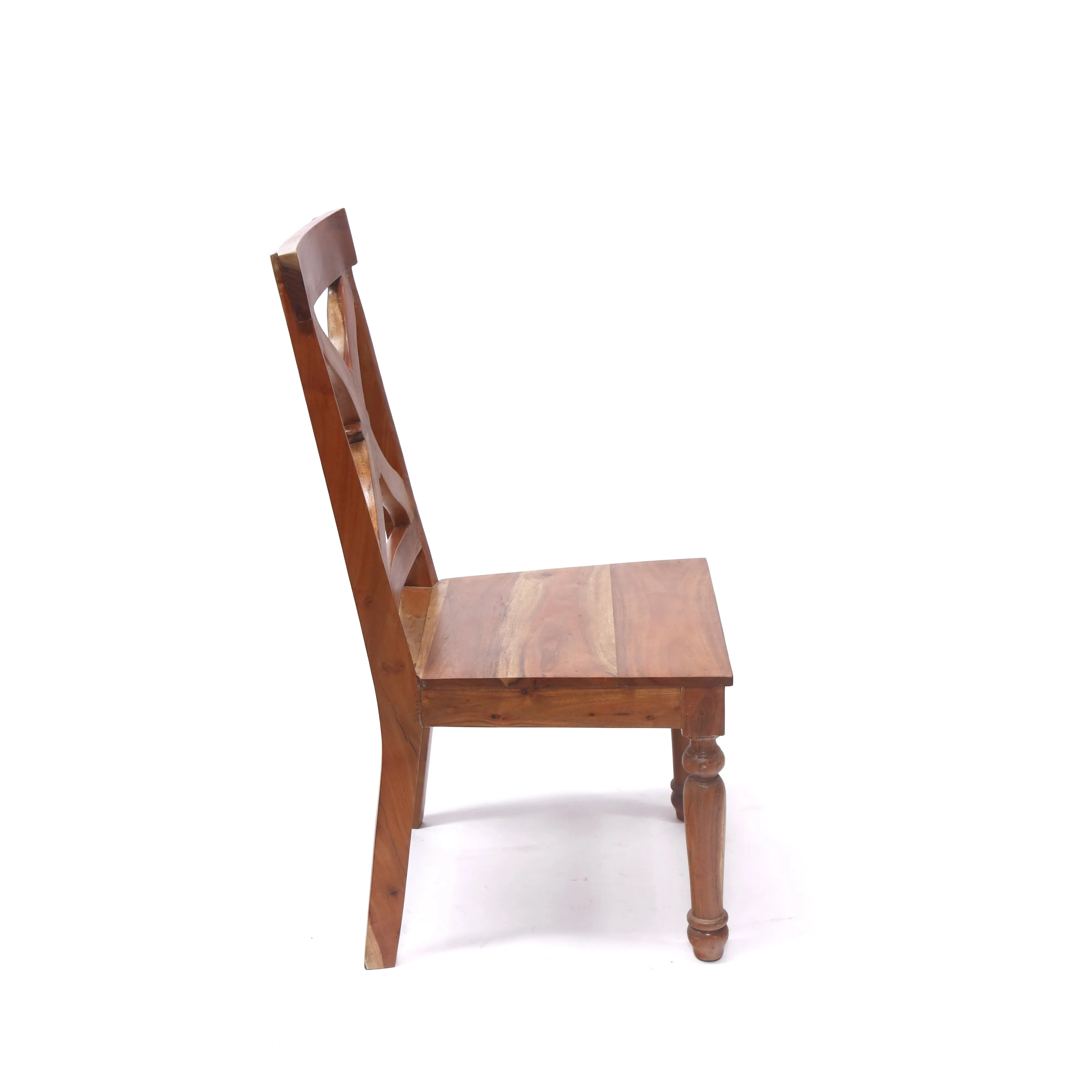 (Set of 2) Cross Backed Solid Wood Dinning Chair