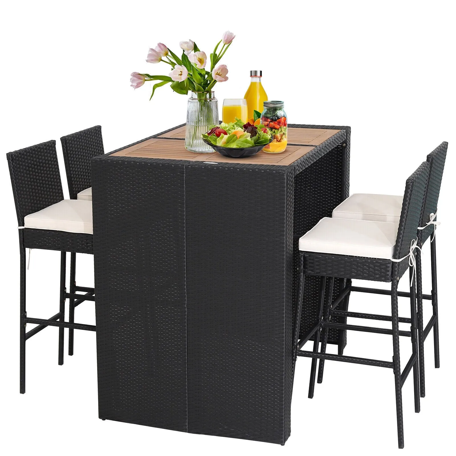 SUMMIT 5-Pc Acacia Patio Dining Set