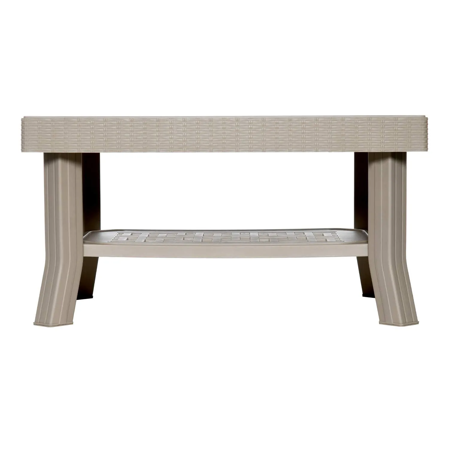 Supreme Vegas Plastic Center Table (Dark Beige)