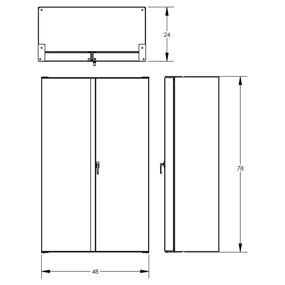 Valley Craft Bin & Shelf Cabinets - Deep Door