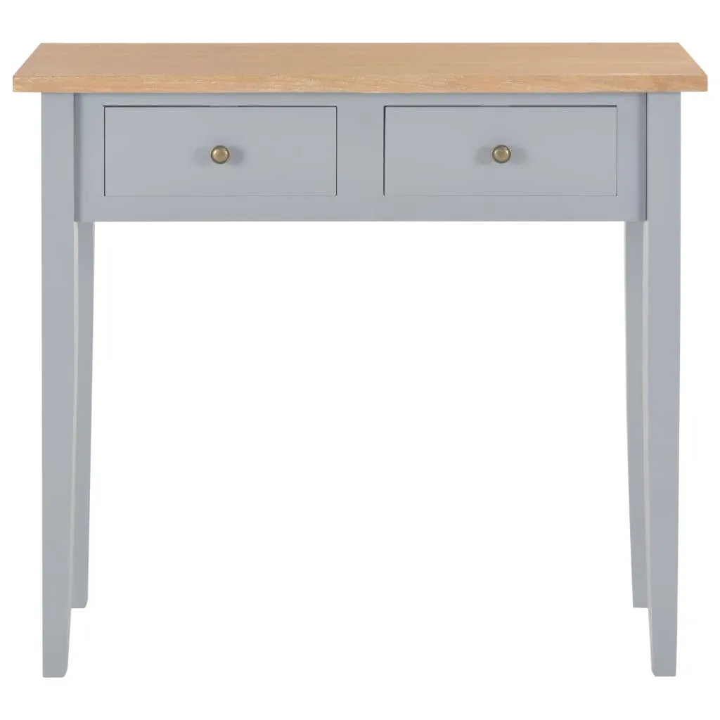 vidaXL Dressing Console Table Grey 79x30x74 cm Wood