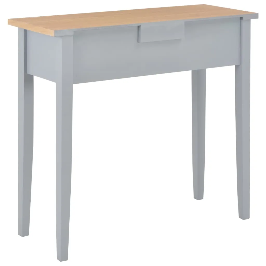 vidaXL Dressing Console Table Grey 79x30x74 cm Wood