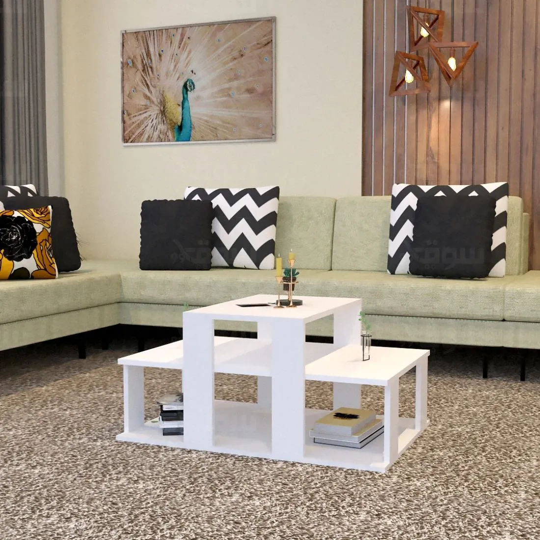 White Brown Coffee Table – Elegance and Practicality for Your Home