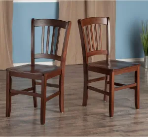 Wooden Twist Elderly Handmade Sheesham Wood Chair ( Set of 2 )