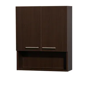 WYNDHAM COLLECTION Amare Bath Wall Cabinet - Espresso