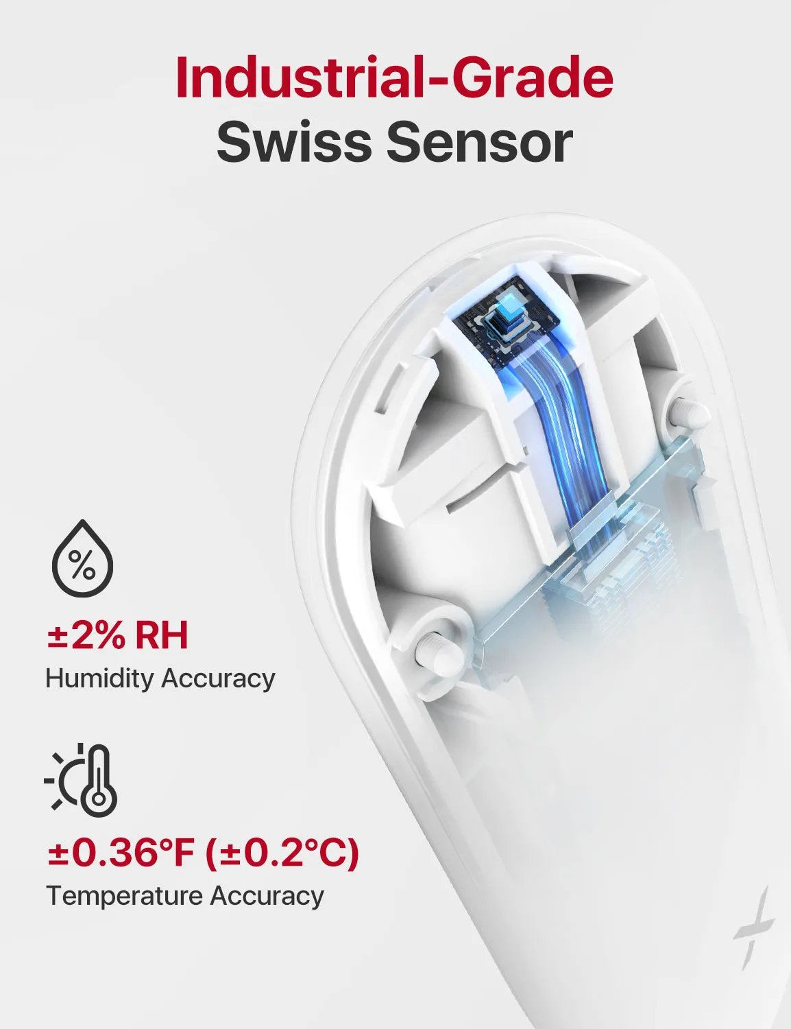 X-Sense Smart WiFi Indoor Thermometer Hygrometer STH51&STH54, work with SBS50 Home Safety Hub